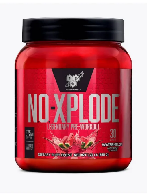 BSN Предтренировочный комплекс NO Xplode Арбуз 555 гр, 555 г