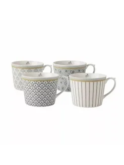 Набор кружек Grey Tea Collectables 300 мл 4 шт Laura Ashley 283021296 купить за 8 540 ₽ в интернет-магазине Wildberries