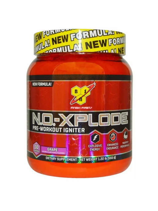 BSN Предтренировочный комплекс NO Xplode Виноград 555 гр, 555 г, фото 2