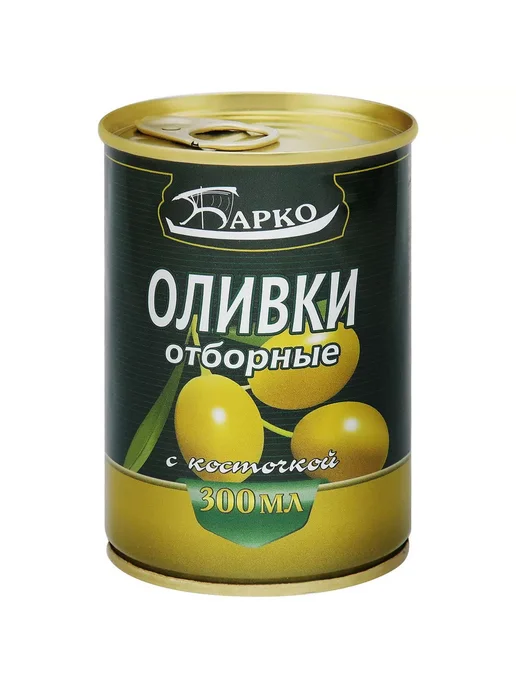 Барко оливки с косточкой 280гр (Набор из 6шт), 280 г, 6 шт, фото 2