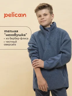 Толстовка для мальчика на молнии PELICAN 283147059 купить за 2 391 ₽ в интернет-магазине Wildberries