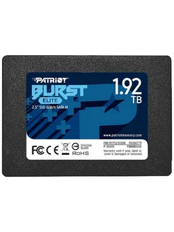 SSD накопитель 2.5" Burst Elite 1920 Гб SATA Patriot Memory 283182055 купить за 11 570 ₽ в интернет-магазине Wildberries