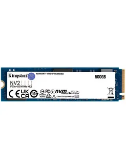 SSD накопитель M.2 NV2 500 Гб PCIe 4.0 SNV2S/500G Kingston 283182079 купить за 4 399 ₽ в интернет-магазине Wildberries