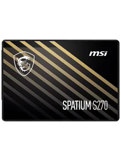 SSD накопитель 2.5 SPATIUM S270 240 Гб SATA III 3D NAND MSI 283182118 купить за 2 023 ₽ в интернет-магазине Wildberries