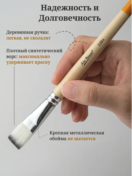 WILSONIA Кисти для рисования набор 9 шт, 9 шт, фото 8