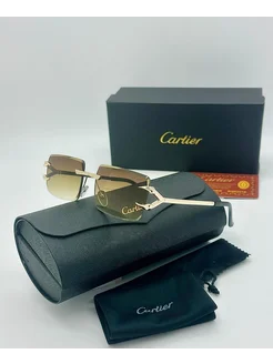 Модные солнцезащитные очки Cartier replica CARTIER 283332147 купить за 1 432 ₽ в интернет-магазине Wildberries