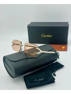 Трендовые солнцезащитные очки Cartier replica CARTIER 283332151 купить за 1 432 ₽ в интернет-магазине Wildberries