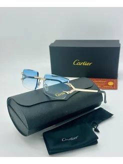 Солнцезащитные очки с футляром Cartier replica CARTIER 283332152 купить за 1 432 ₽ в интернет-магазине Wildberries