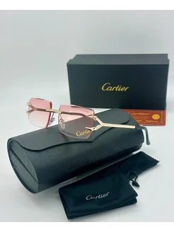 Брендовые солнцезащитные очки Cartier replica CARTIER 283332153 купить за 1 432 ₽ в интернет-магазине Wildberries