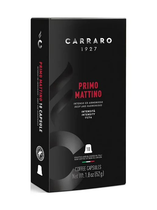 Carraro Кофе молотый PRIMO MATTINO 52 г (система Nespresso), 52 г, фото 2