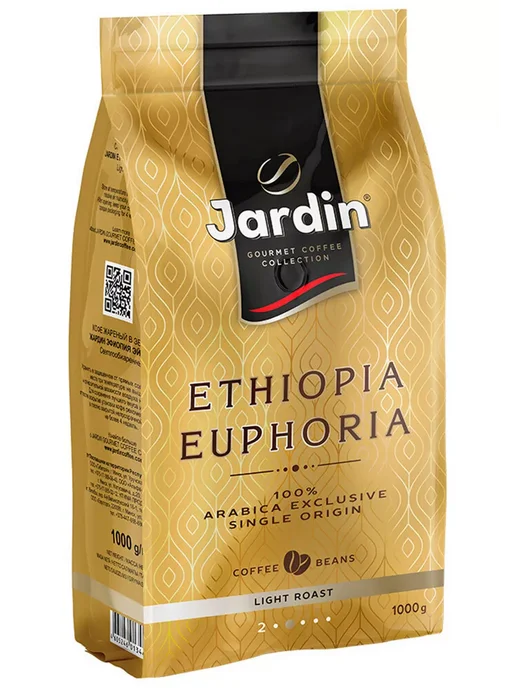 JARDIN Кофе в зернах Ethiopia Euphoria, 1 кг, 1 кг, фото 2