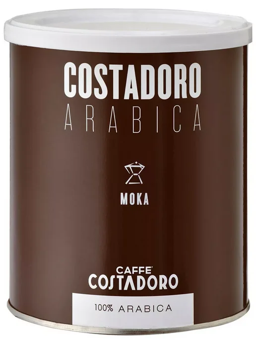 Costadoro Кофе молотый ARABICA MOKA 250 gr TIN ground, вариант, фото 2