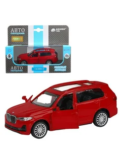 Модель 1:44, BMW X7, красный металлик 1251258JB Автопанорама 283382726 купить за 715 ₽ в интернет-магазине Wildberries