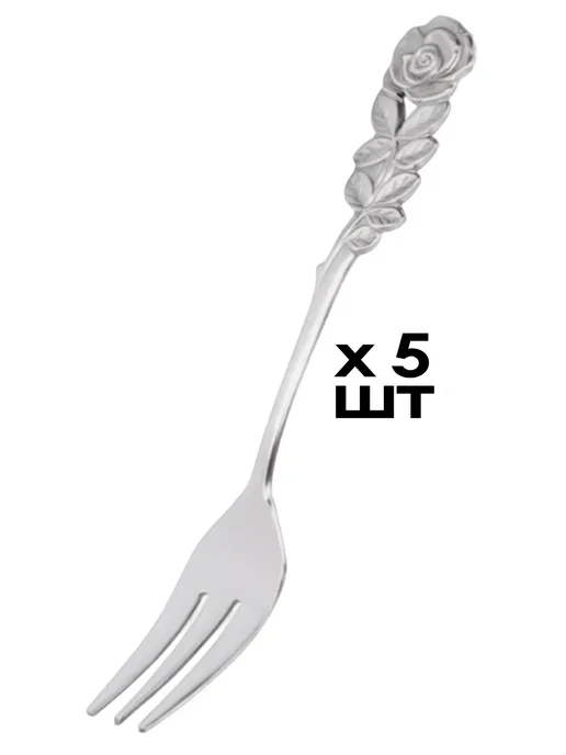 Takakuwa Набор вилок для десертов и фруктов 5 шт, 13х2х0,2 см, 13x2x0.2 см, 5 шт, фото 2
