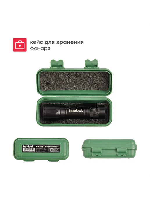 Boxbot Фонарь аккумуляторный Type-C с кейсом FLSH_002, вариант, фото 3