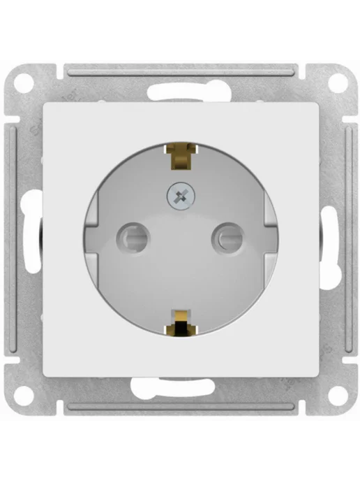 Systeme Electric Розетка силовая Систем Электрик AtlasDesign одинарная, 2 шт, 2 шт, фото 2