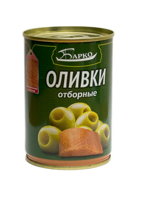 Барко Оливки фаршированные с лососем 280гр (Набор из 6шт), 280 г, 6 шт, фото 2