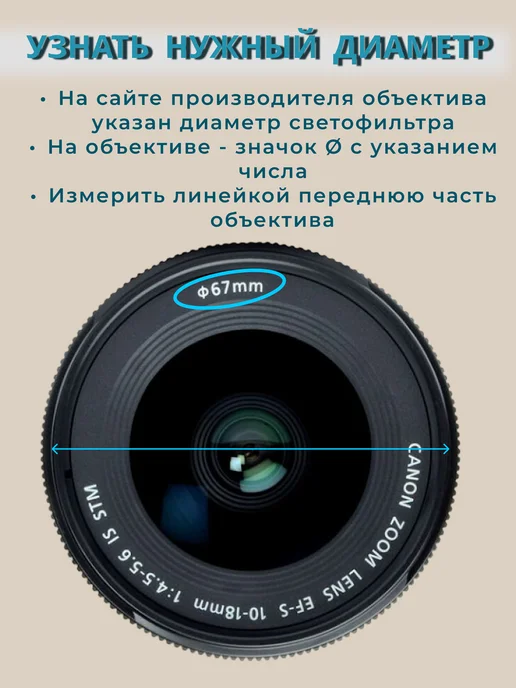 Fotokvant Крышка для объектива 77 мм Canon, 62, фото 3