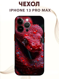 Чехол на IPHONE 13 PRO MAX с принтом змея