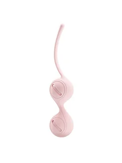 Розовые вагинальные шарики на сцепке Kegel Tighten Up I