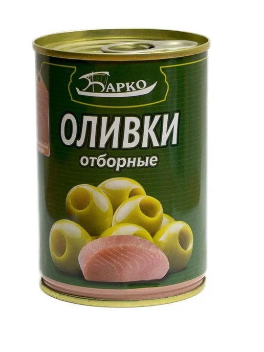Барко Оливки фаршированные с тунцом 280гр (Набор из 6шт), 280 г, 6 шт, фото 2