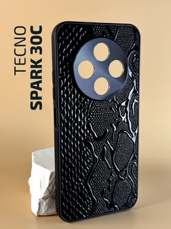 Чехол кожаный на Tecno Spark 30C змея 283641963 купить за 417 ₽ в интернет-магазине Wildberries