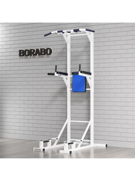 BORABO Турник для дома напольный 3 в 1 COMFORT, белый, фото 2
