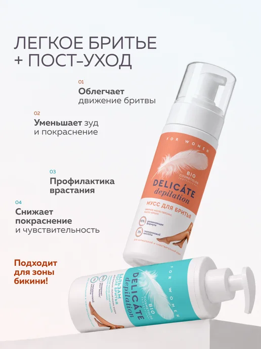 Fito cosmetic Набор для бритья пена-мусс и бальзам увлажняющий, вариант, фото 2
