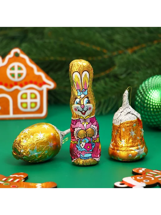 Сималенд Новогодний набор фигурного шоколада, 3 шт, фото 2
