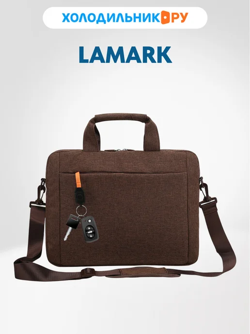 LAMARK Cумка для ноутбука 13.3''-14'' L224 Brown, 14 л