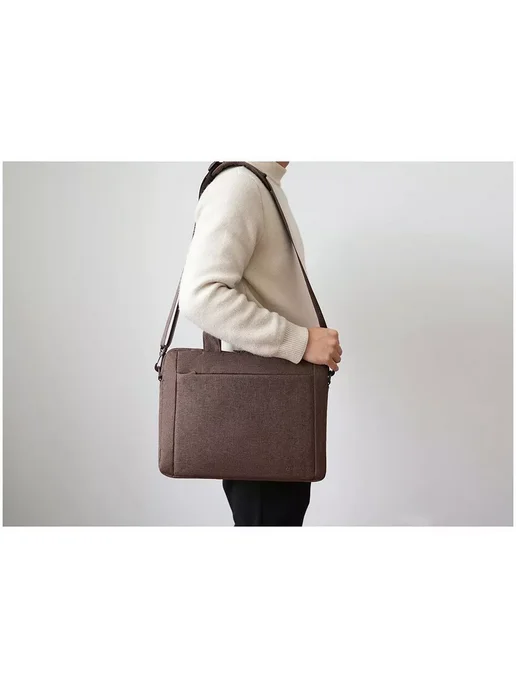 LAMARK Cумка для ноутбука 13.3''-14'' L224 Brown, 14 л, фото 7