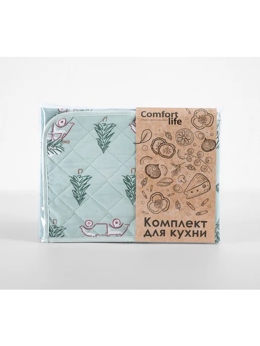Текс-Дизайн Прихватки кухонные набор 2 шт для горячего рукавица, 2 шт