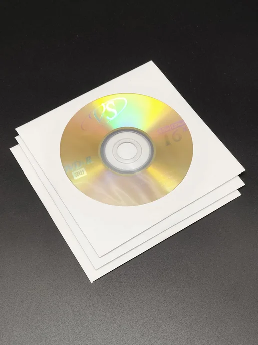VS Диск DVD+R в конверте 4.7GB 16x, 15 штук, 4,7 ГБ, фото 7
